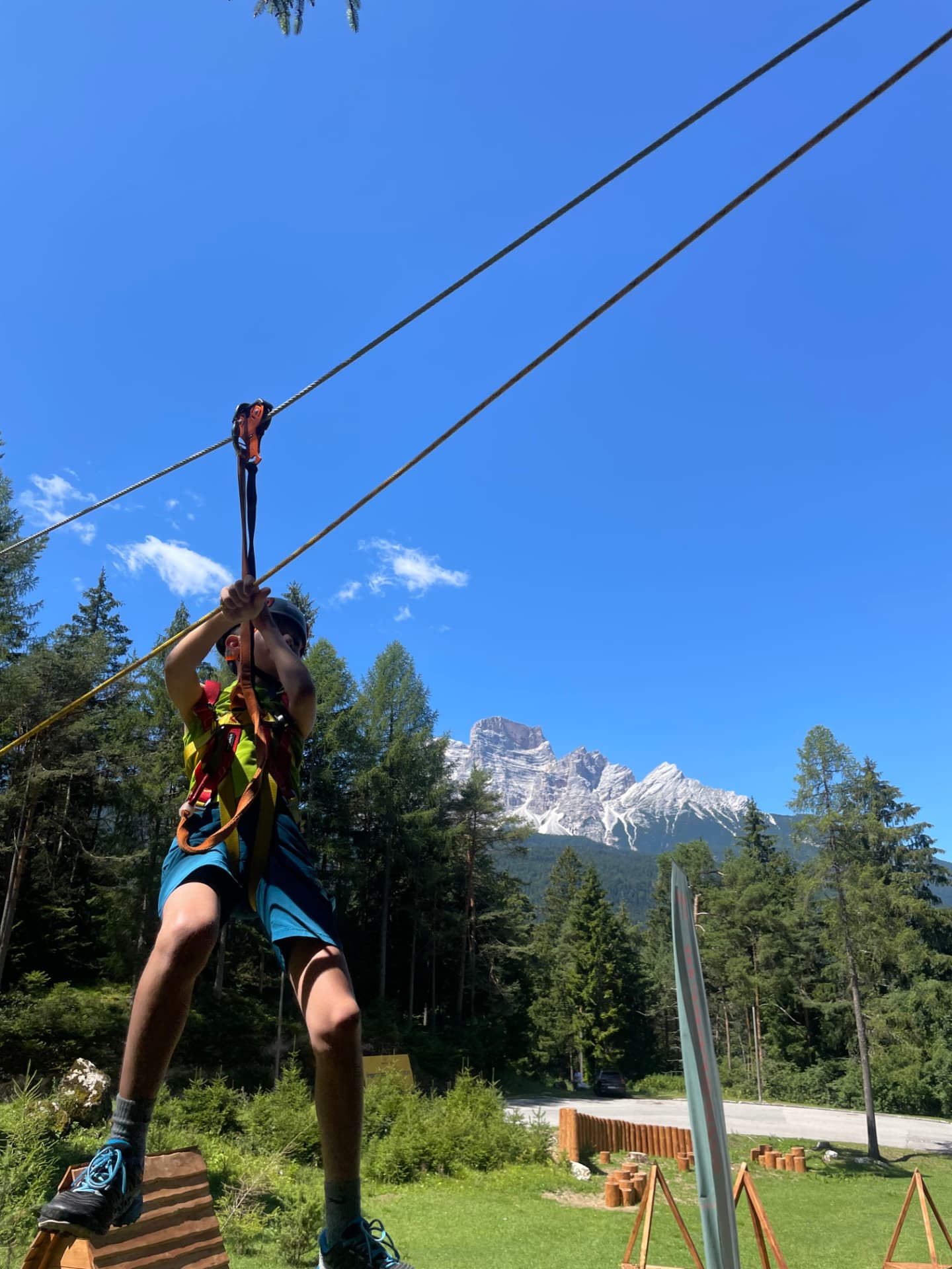 Zipline adventure park Dolomites