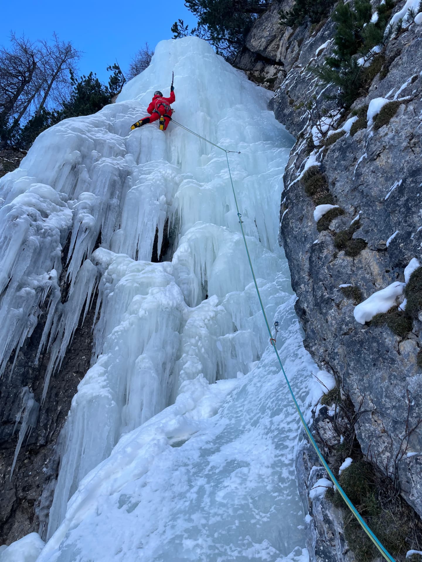 Ice climbing