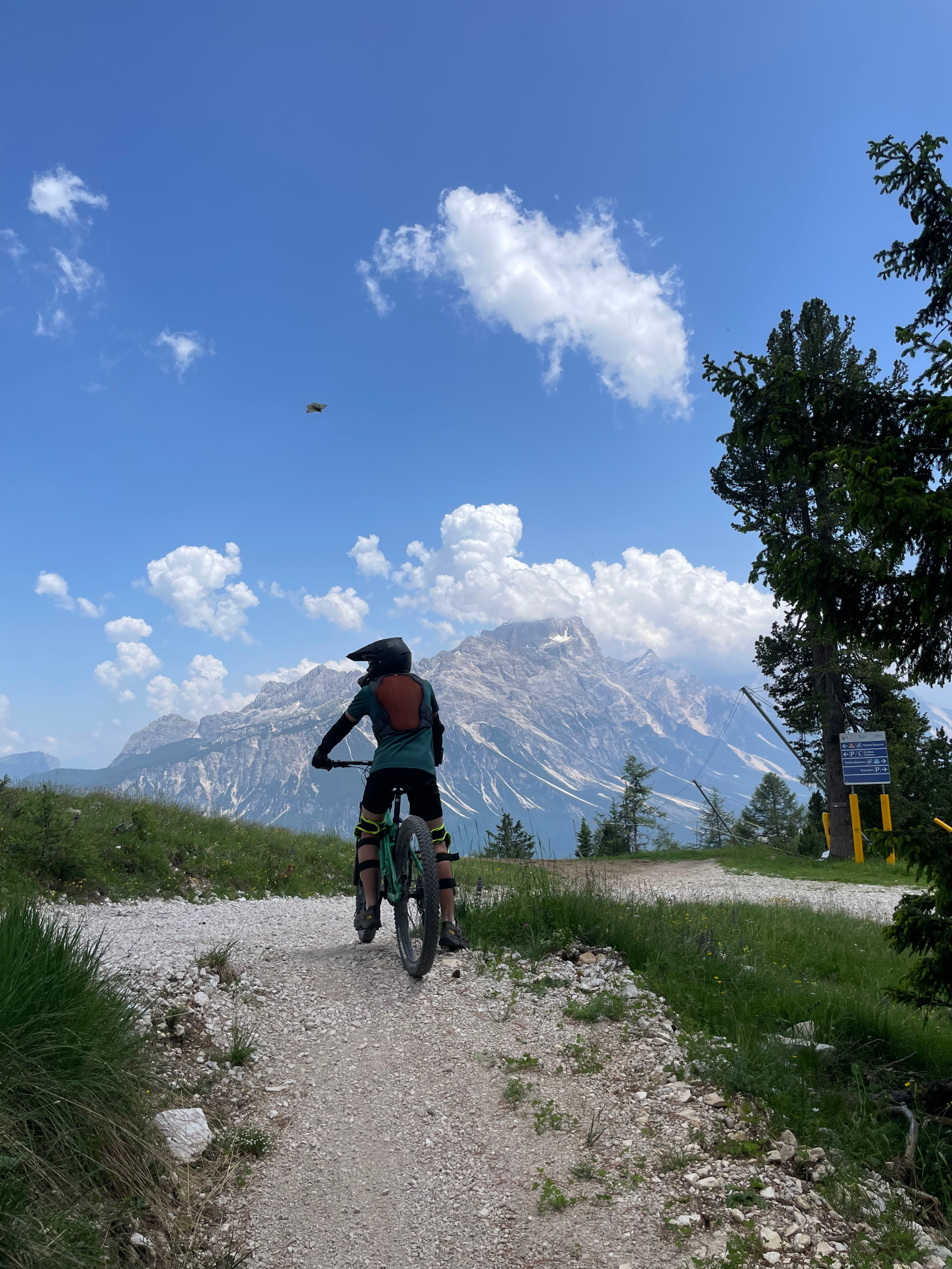 kids mountain bike Cortina Dolomites